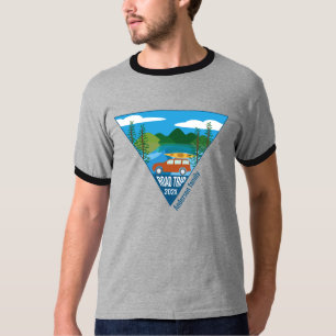 Personalised family Road trip into the mountain T-Shirt