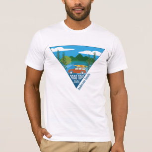 Personalised family Road trip into the mountain T-Shirt