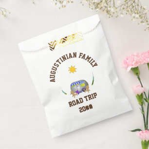 Personalised Family Road Trip Van Life Favour Bags