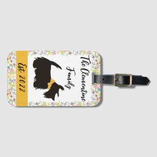 Personalised Family Scottie dog Luggage tag
