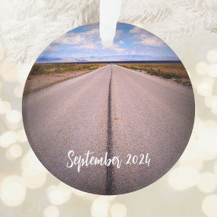 Personalised Family Summer Road Trip Photo Ornament