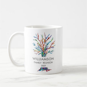 Personalised Family Tree Family Reunion Coffee Mug