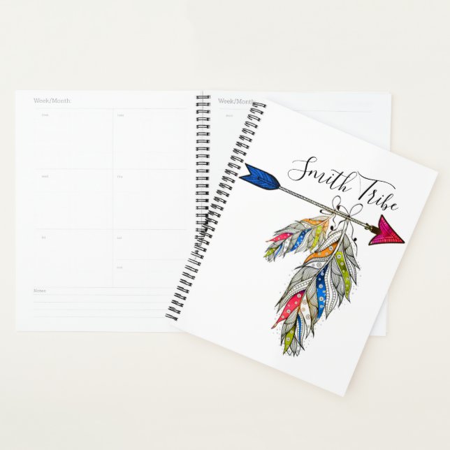 Personalised family tribe    planner (Display)