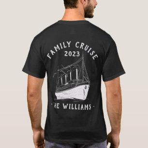 Personalised Family Vacation Cruise Ship Trip T-Shirt