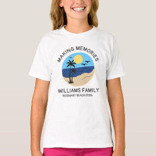 Personalised Family Vacation Men's Basic T-Shirt