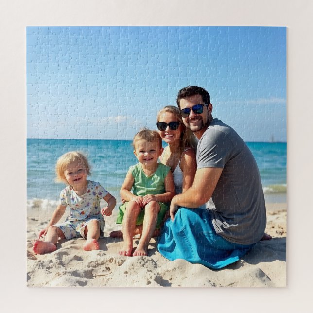 Personalised Family Vacation Photos  Jigsaw Puzzle (Vertical)