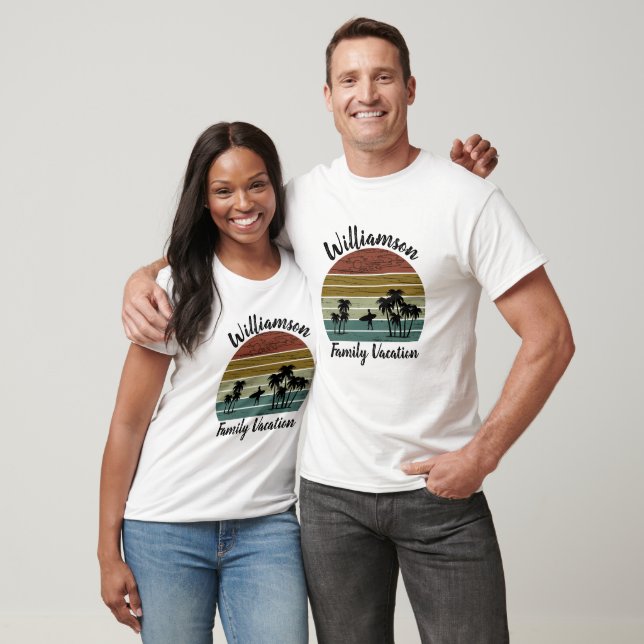 Personalised family vacation T-Shirt (Unisex)