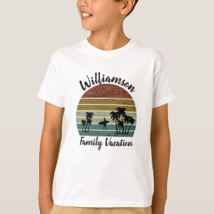Personalised family vacation T-Shirt