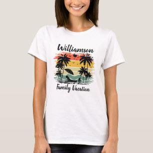 Personalised family vacation T-Shirt