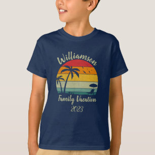 Personalised family vacation T-Shirt