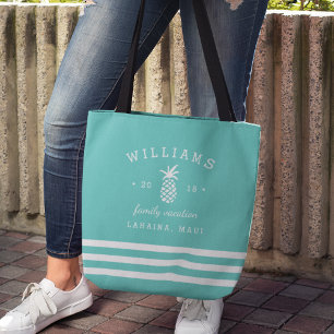 Personalised Family Vacation Tote Bag