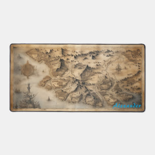Personalised Fantasy Map Desk Mat