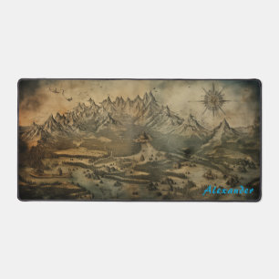 Personalised Fantasy Map Desk Mat