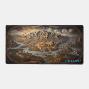 Personalised Fantasy Map Desk Mat