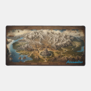 Personalised Fantasy Map Desk Mat