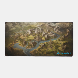 Personalised Fantasy Map Desk Mat