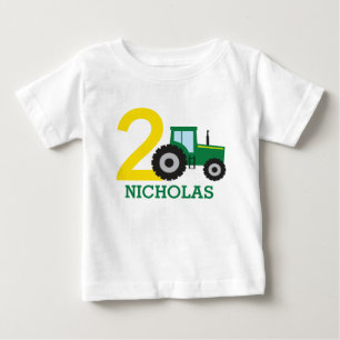 Personalised Farm Tractor Birthday Shirt