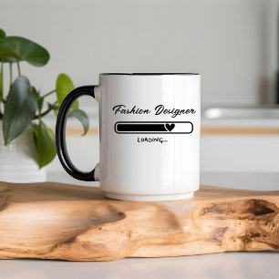 Personalised Fashion Designer Degree Graduation Mug