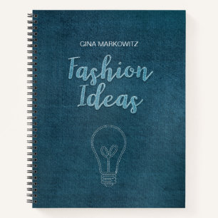 Personalised Fashion Ideas Notebook