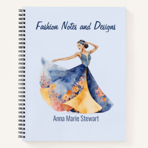 Personalised Fashion Sketch Book