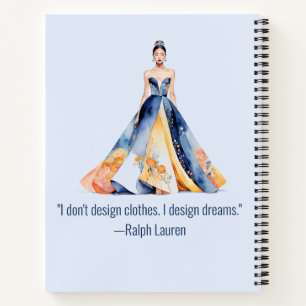 Personalised Fashion Sketch Book