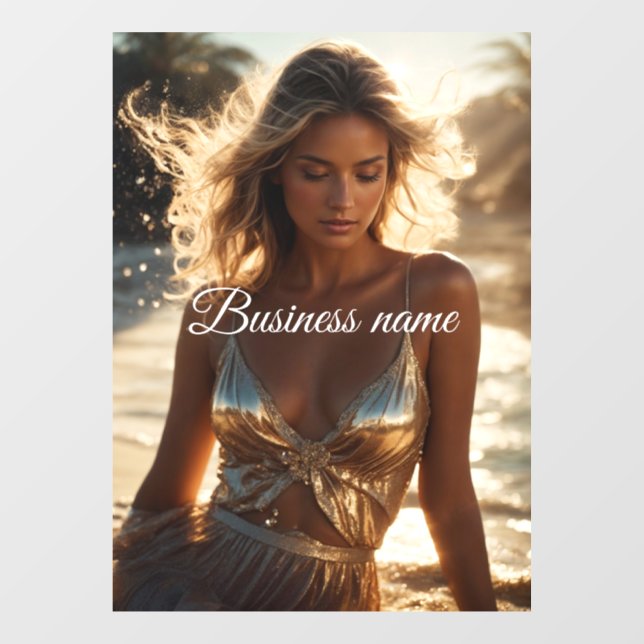 Personalised fashion Window Cling (Sheet)