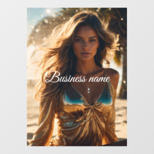 Personalised fashion Window Cling