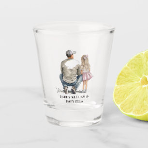 Personalised Father and Daughter (5) Shot Glass