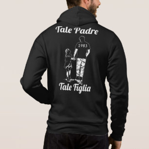 Personalised Father And Daughter Name Fathers Day Hoodie