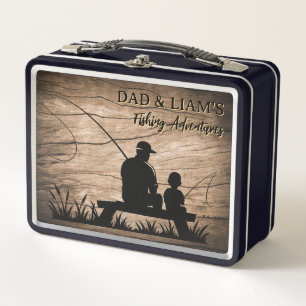 Personalised Father and Son Fishing Memory Box