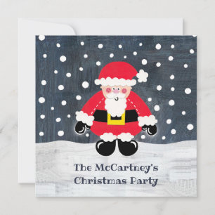 Personalised Father Christmas Party Invitation