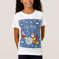 Personalised Father Christmas Santa Claus Airplane