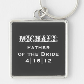 Personalised Father of the Bride Keychain