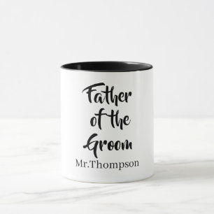 Personalised Father of the Groom Mug