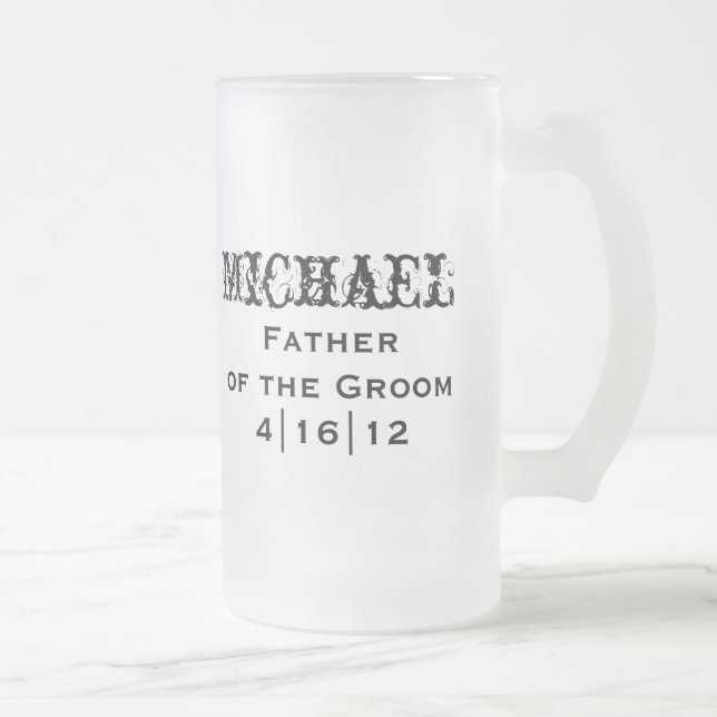 Personalised Father of the Groom Mug (Right)