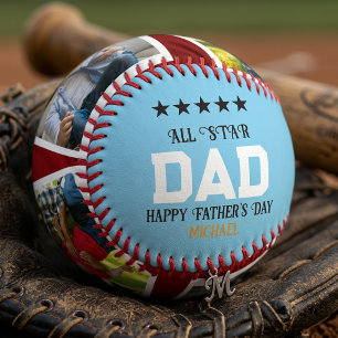 Personalised Father’s Day Baseball Photo Gift