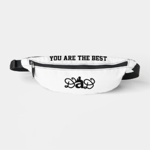 Personalised Father’s Day Minimalist Dad Child Bum Bags