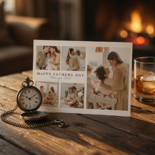 Personalised Father’s Day Photo Custom Dad Gift Holiday Card
