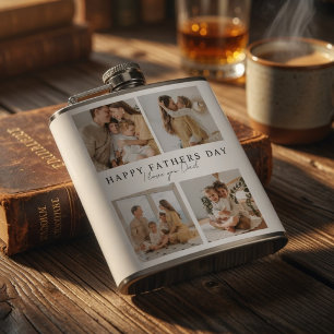 Personalised Father’s Day Photo Flask Custom Dad