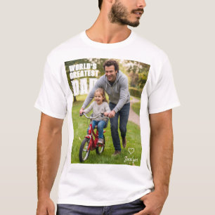 Personalised Father’s Day PhotoPop Photo T-Shirt