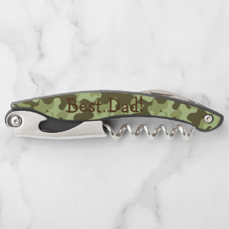Personalised Father's day Camouflage Corkscrew