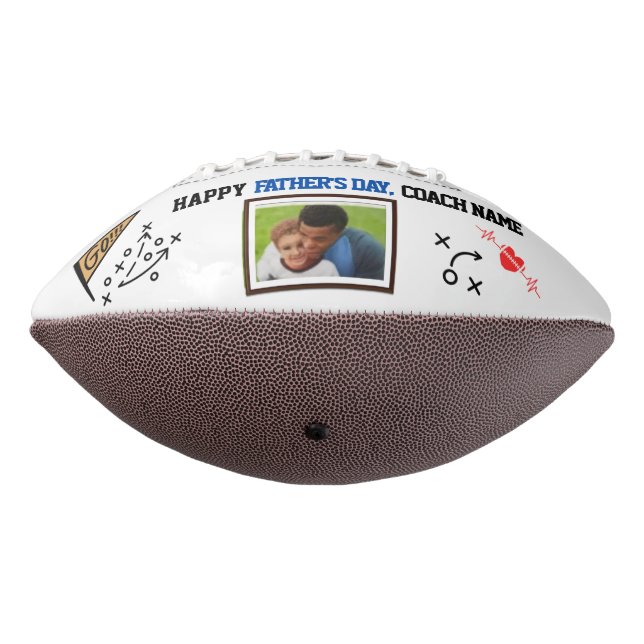Personalised Father's Day Football American Football (Rotated 270)