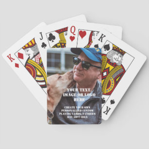 Personalised Father's Day G ift Idea, Custom Playing Cards