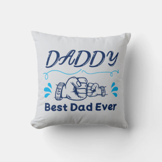 Personalised Father's Day Gift Daddy Cushion