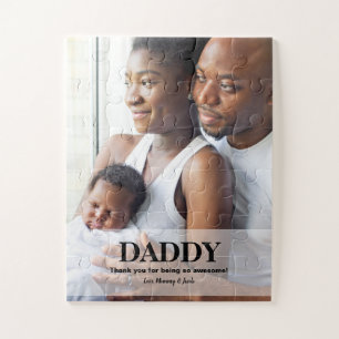 Personalised Father's day Gift Idea Daddy photo  Jigsaw Puzzle