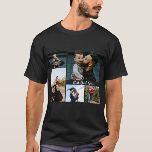 Personalised Father's Day Photo Collage T-Shirt