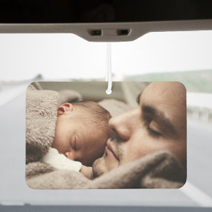 Personalised Father's Day Photo Keepsake Gift Car Air Freshener