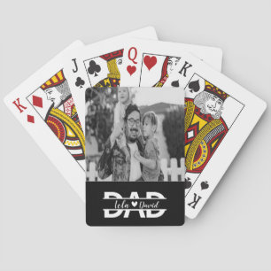 Personalised Father's Day Playing Cards