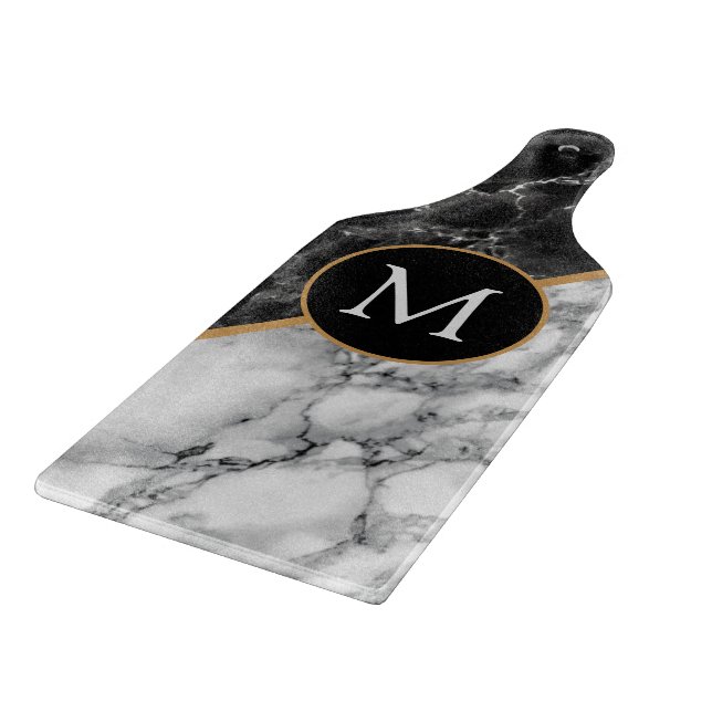 Personalised Faux Marble Cutting Board Example (Corner)