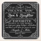 personalised Favor wedding coaster Thank you